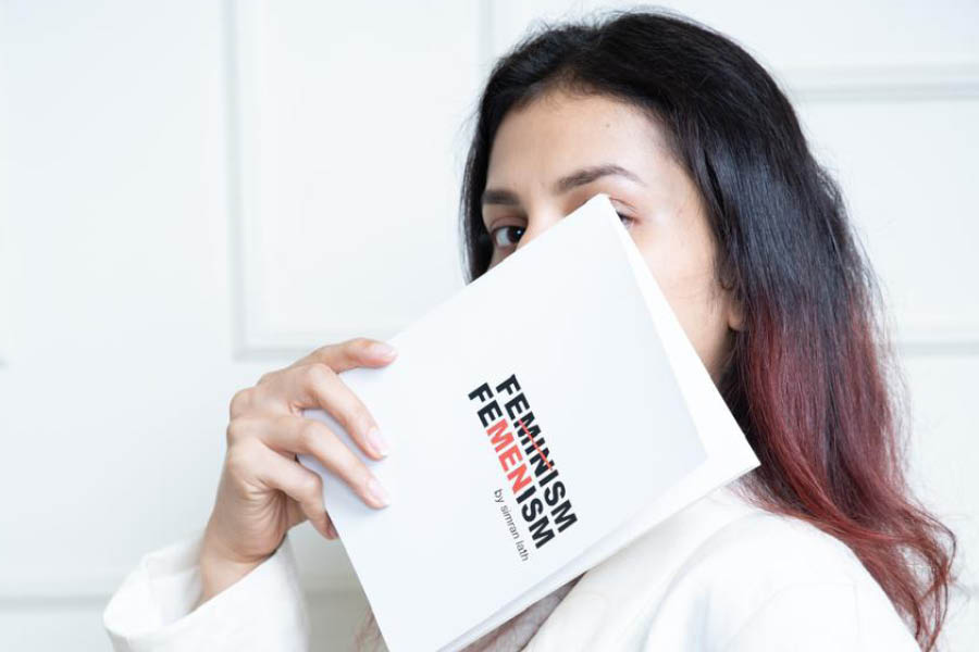 Simran Lath with her debut book