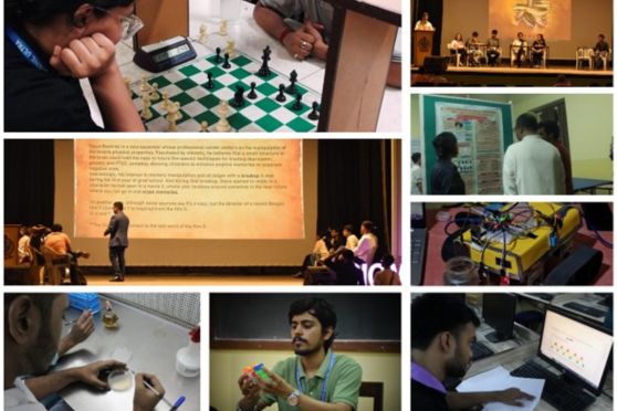 As the event progressed, participants engaged in a myriad of competitions, from quiz and sudoku to chess and Rubik's cube challenges, showcasing their prowess and passion for scientific inquiry.