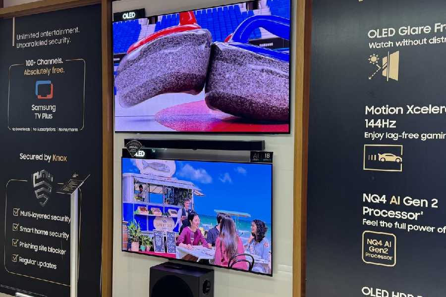 Samsung's new anti-glare OLED TV.