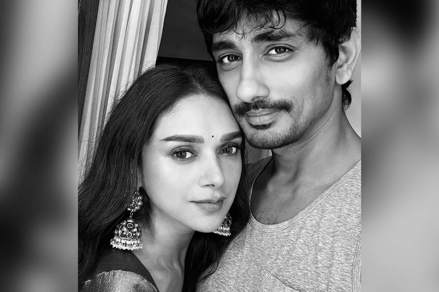 Aditi Rao Hydari | Aditi Rao Hydari wishes fiance Siddharth on his 45th ...