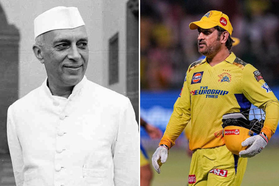 Jawaharlal Nehru was the first Indian Prime Minister to win consecutive Lok Sabha elections while Mahendra Singh Dhoni was the first captain to win consecutive IPLs