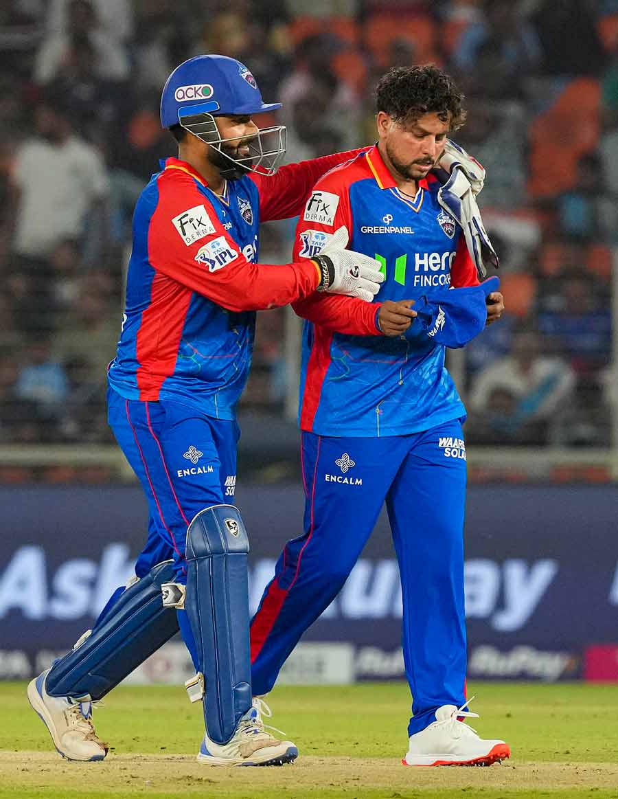 Kuldeep Yadav (DC): How do you get the wickets of K.L. Rahul, Marcus Stoinis and Nicholas Pooran, all for just 20 runs? Ask Kuldeep, the chinaman who seems to have found a renewed vigour in the shortest format now that his buddy Pant is back behind the stumps. Kuldeep followed his man of the match  performance against LSG with a watertight spell against GT, giving away just 16 runs and piling on the pressure for his fellow bowlers to profit from