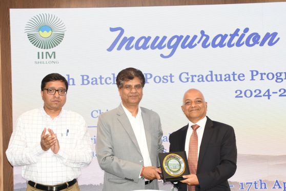 The distinguished gathering included the erudite Prof D P Goyal, Director of IIM Shillong, esteemed Aditya Mittal, CHRO of Citibank, gracing the occasion as the Chief Guest, and the illustrious Dr Lajja Ram Bishnoi, IPS, DGP of Meghalaya, as the Guest of Honour.
