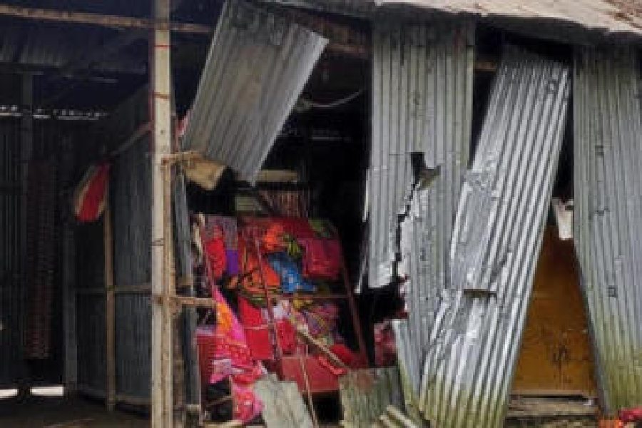  Local Trinamul leader's house in Dinhata attacked by goons after Lok Sabha elections held in district