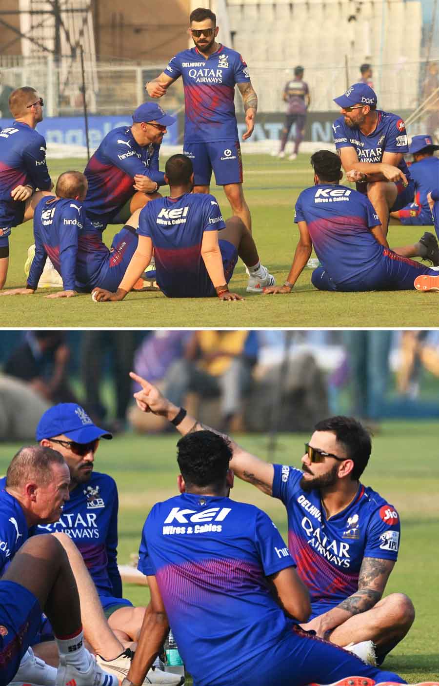 Skipper no more but still leading from the front, Kohli has a few tips to share with his teammates and they would do well to learn a lesson or two and pick up their game