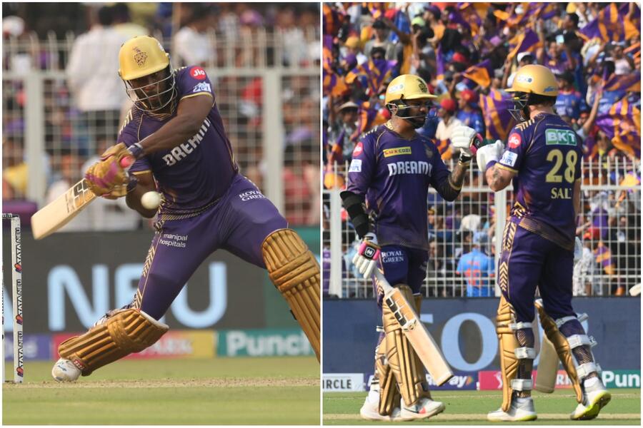 Batting first, KKR set up a total of 222 with Shreyas Iyer playing a captain’s knock of 50 and Phil Salt adding 48 to the scoreboard   