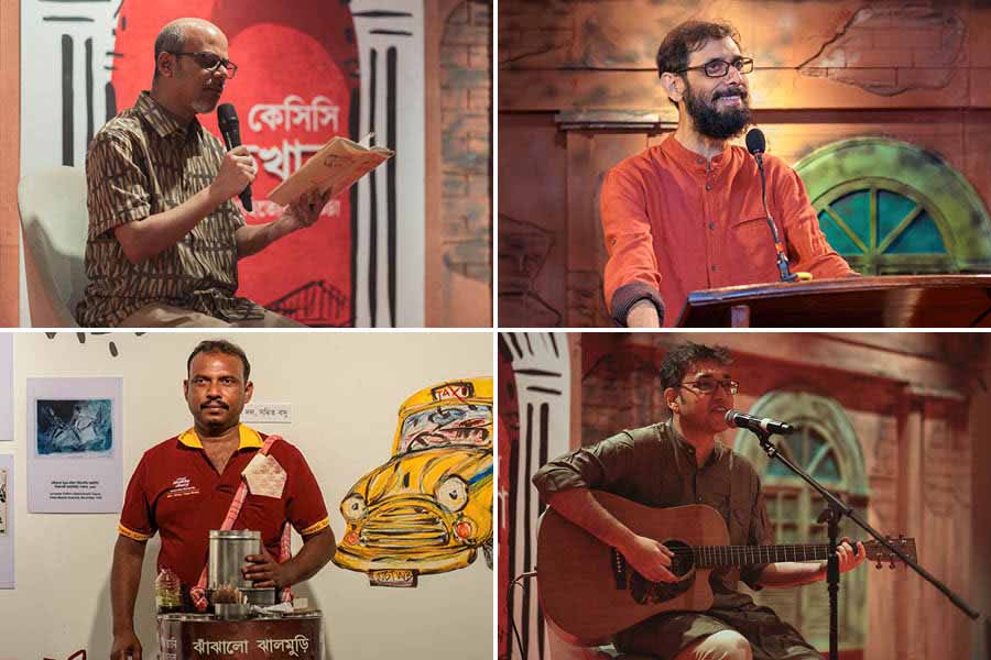 In pictures: A ‘Baithakkhana adda’ celebrating ‘Bangali’s culture, literature, middle class and more