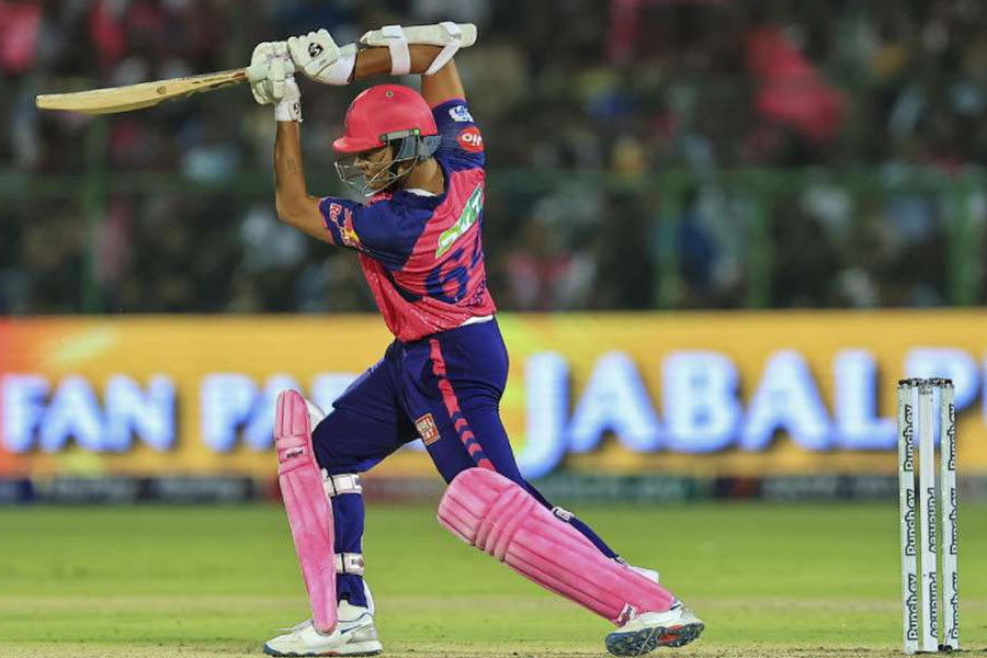 Jaiswal roared into form for RR against MI