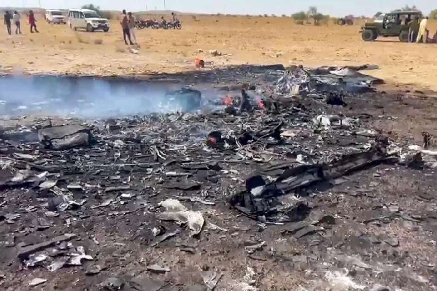 Remotely piloted aircraft of Indian Air Force crashes in Jaisalmer district