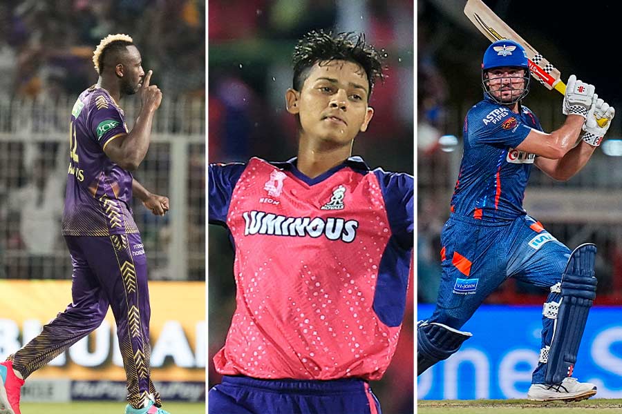 Andre Russell, Yashasvi Jaiswal and Marcus Stoinis are all included in the fifth team of the week for IPL 2024. Every XI can contain a maximum of four overseas players besides having no more than three players from a single franchise. Like last year, there is also an Impact Player to be chosen every week in addition to the starting XI