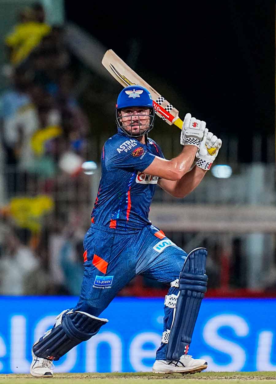 Marcus Stoinis (LSG): “MS finishes off in style in Chennai” read a cheeky post from the LSG social media account. After all, the finisher the post was celebrating was not Dhoni, but Stoinis, who played one of the most spectacular IPL knocks of all-time, hitting 124 not out off just 63 balls, including 13 fours and six sixes. This more than made up for his bowling woes on the night, even though it was his bowling that had proved more effective — one for seven in two overs — when the two teams met four days earlier in Lucknow 