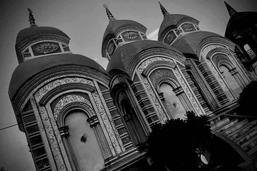 The temples dedicated to Radha-Krishna and Shiv