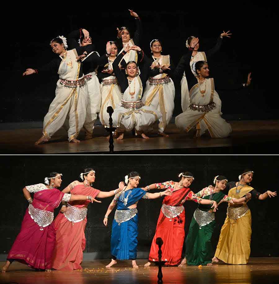BDM Junior School presented a beautiful classical dance piece through their eight-member troupe. Silver Point School paid tribute to the folk forms of dance as they presented a medley