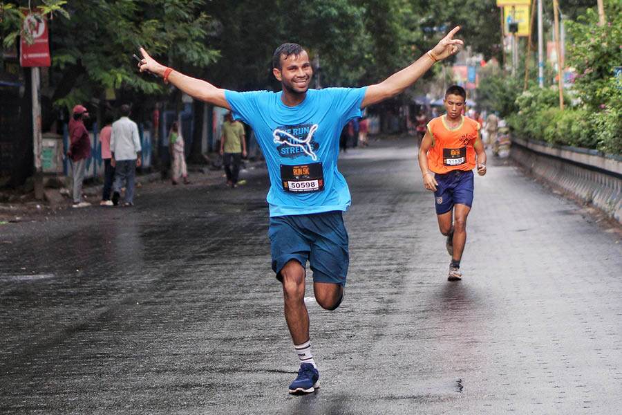 Marathon PUMA s first NITRO 5K run from South City Mall a runaway success with 1350 sprinters Telegraph India