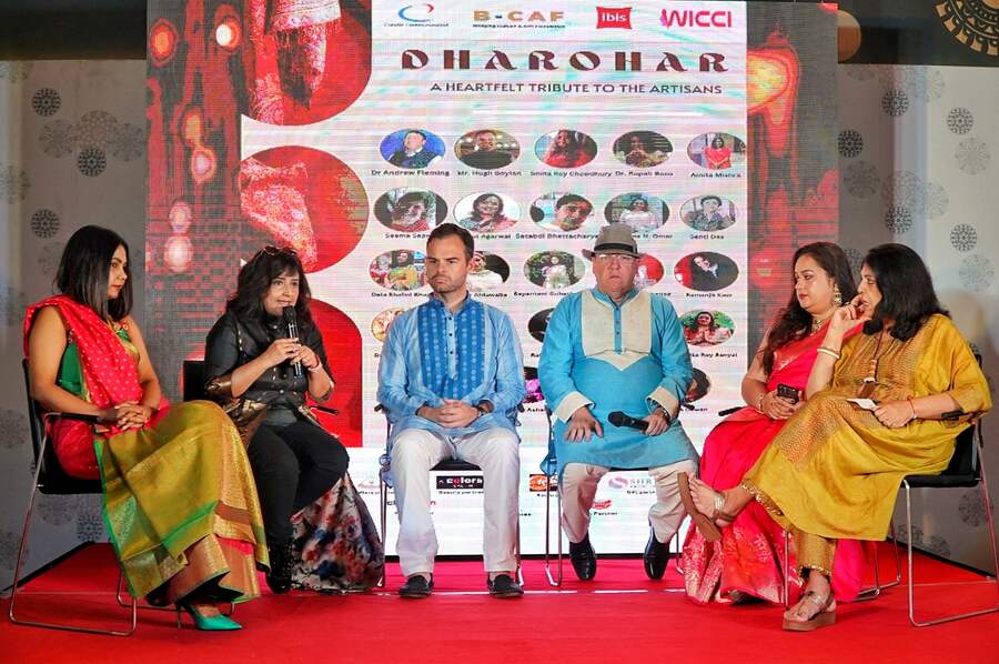 The event, titled ‘Dharohar: A Heartfelt Tribute to the Artisans’, was attended by people from all walks of life, many of whom walked the ramp in traditional Indian attire. There were also panel discussions, highlighting many facets of the handloom sector