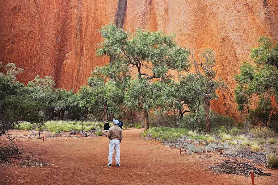 Up close with Uluru