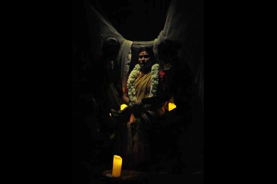A moment from Malyaban by Candid Theatre.