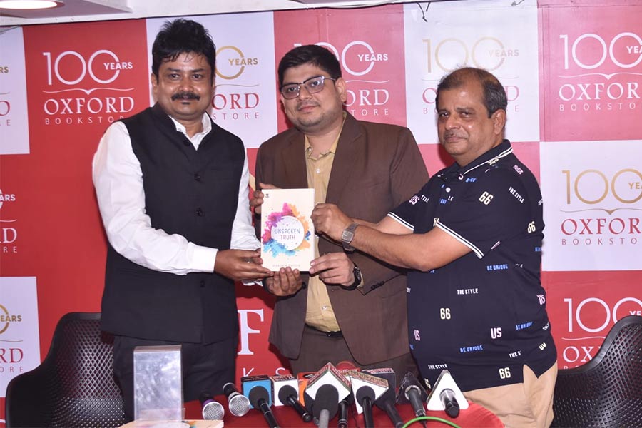 Hardick during the launch of his book, 'Unspoken Truth'