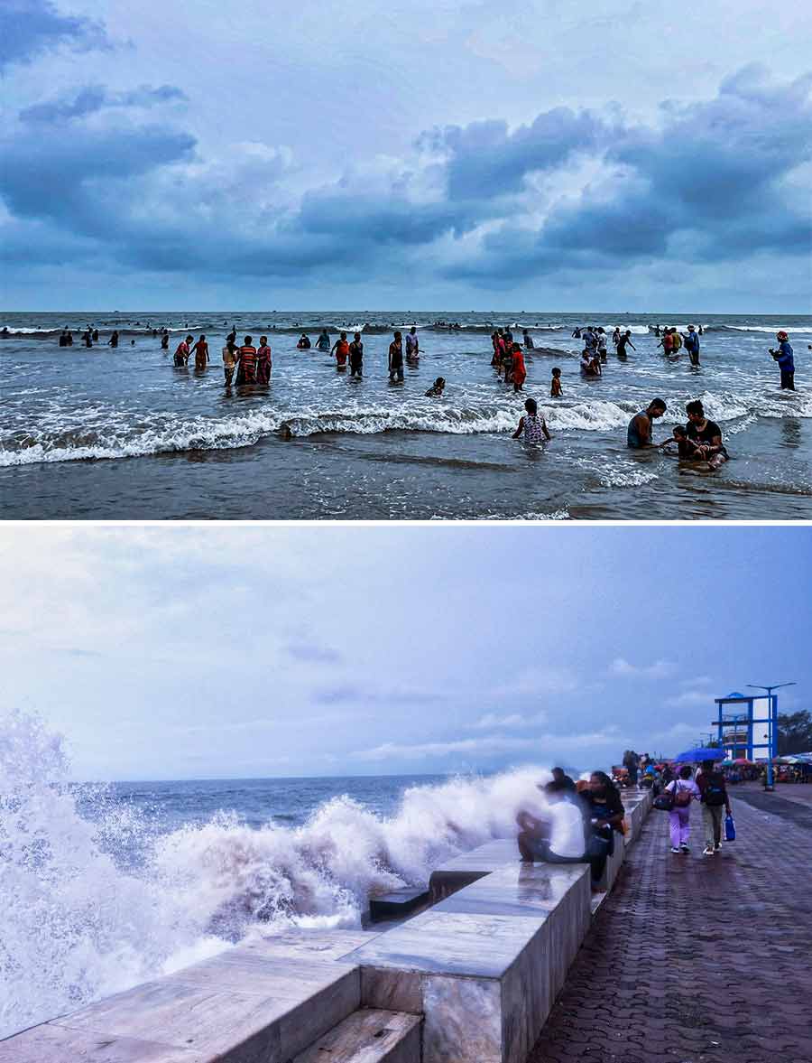 Digha during monsoon paints a completely different picture, with the occasional morning rain adding a refreshing charm to the unique seashore
