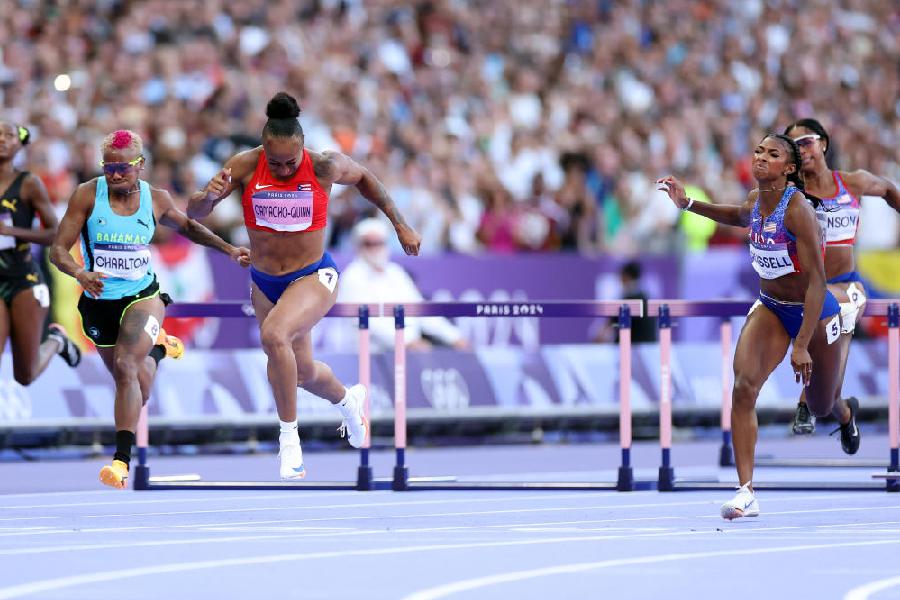 Paris Olympics 2024 America’s Masai Russell wins Olympic gold in