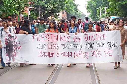 RG Kar Medical College and Hospital | Students rally for justice: Calcutta University and Presidency University lead the charge - Telegraph India