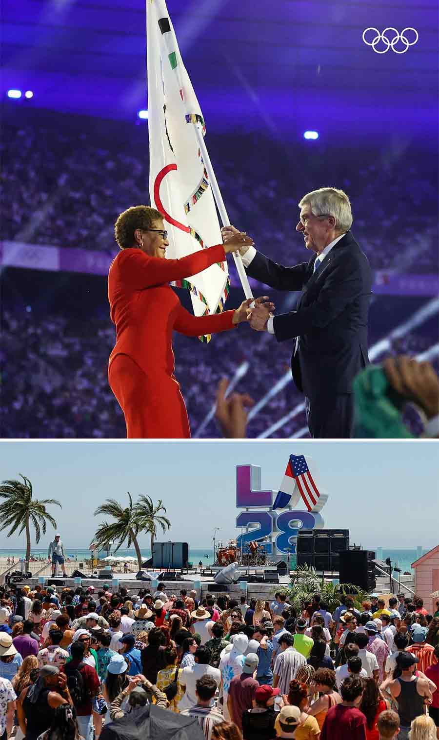The Paris 2024 Olympics concluded with a dazzling closing ceremony on Sunday, August 11. The Olympic flame was ceremoniously extinguished in Paris, closing one chapter and starting the next as anticipation grew for its for reignition in Los Angeles, the next host city. Spectacular performances in both Paris and California set the stage for the LA Games 2028, with Billie Eilish, Snoop Dogg, Dr. Dre, and the Red Hot Chili Peppers representing LA’s cultural spirit, while French and American artists kept the global celebration alive