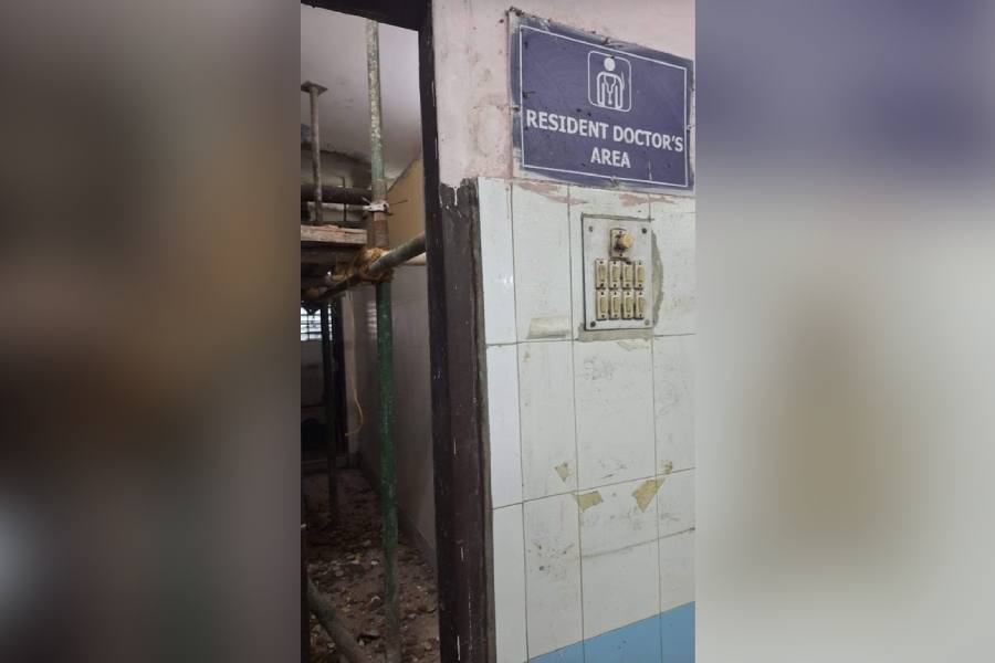 Resident Doctors Area in the Chest Department, RGKMCH