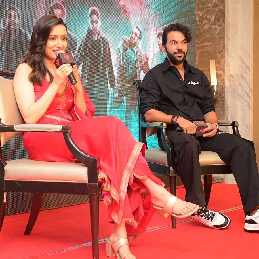 At the event, Shraddha and Rajkummar shook a leg to the Stree 2 song Jhuthi Khai Thi Kasam Jo Nibhai Nahin sung by Pawan Singh, Simran Choudhary and Divya Kumar. The film, helmed by Amar Kaushik, is slated to release on August 15, the same day Akshay Kumar’s Khel Khel Mein arrives in cinemas.