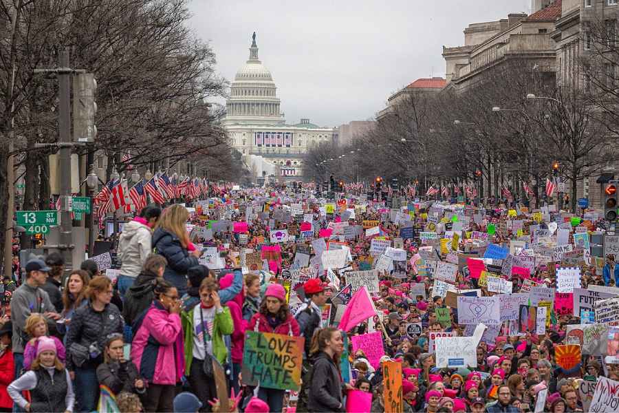 Women's March in Washington DC, USA, 2017