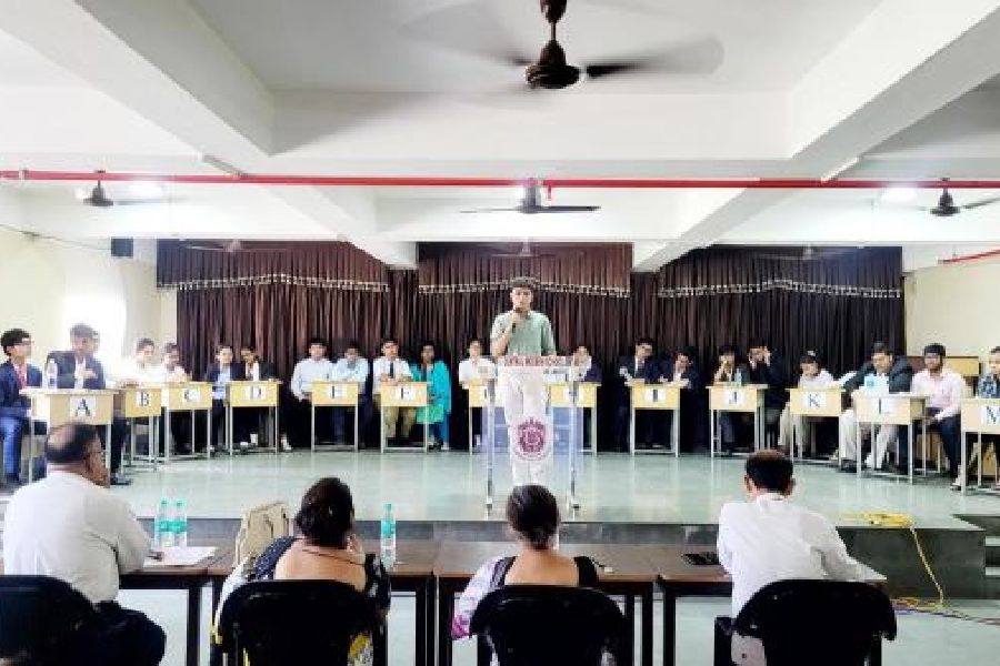 The FRANK ANTHONY MEMORIAL All-India Inter-School Debate Competition 2024 Central Model School, Baranagar 