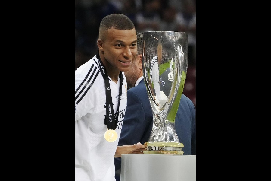 UEFA Super Cup Real Madrid vs Atalanta, UEFA Super Cup Kylian Mbappe