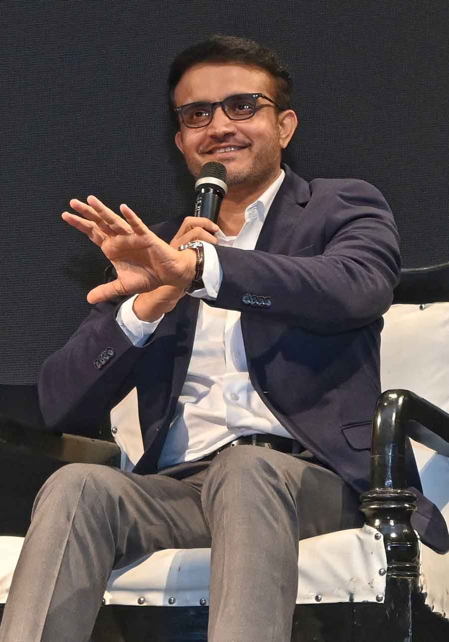 Sourav Ganguly was at the Biswa Bangla Convention Centre on Saturday morning at an event organised by Innoverv. The former Team India captain spoke about various aspects of leadership, including how the 2001 Test match at the Eden Gardens against Australia proved that true leadership emerges under pressure