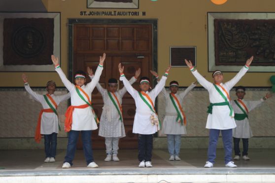 This year, the responsibility of organizing the celebration was entrusted to the students of Class 11, who ensured the event was both memorable and well-coordinated. The day was marked by a series of performances, including patriotic dances, songs, and recitations that showcased the students' talents and deep love for the nation.