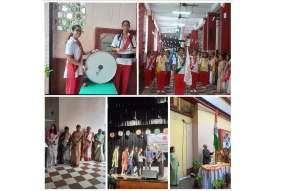 Additionally, the Chief Guest also handed over the money collected by the students and teachers of the school to several organizations. This social service initiative that is undertaken by the school every year reflects the School's commitment to the welfare of the society. The students of Primary sections, on the other hand, added a personal touch to the celebration by drawing flags and creating tri colour batches. The festivities at Gokhale Memorial Girls' School were a testament to the school's deep seated patriotism and pride for the nation.