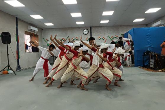  A brief cultural programme was organised by the students and teachers to keep the patriotic and festive mood of the day uplifted. Students presented their views regarding India - past and present and also realized the importance of bridging the gap between the youth and experienced for achieving the future aspirations of our country