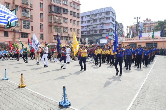 The event was graced by the Guest of Honour, Captain Amit Sanyal, an Indian Navy Veteran, Prof. (Dr) Parthasarathi Chakraborthy, CEO, Mr Neelkantha Gupta, Director, Ms Mallika Mukherjee, Principal, Mr Abhay Kejriwal, Trustee, and Mr Biswajit Majumdar, Headmaster