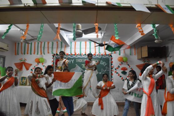 National High School (WBB) celebrated India's 78th Independence Day with great enthusiasm and patriotism. The entire school campus was decked up in tricolour displaying the worthy words of eminent personalities.The event aimed to instill a sense of national pride and unity among students, teachers, and staff