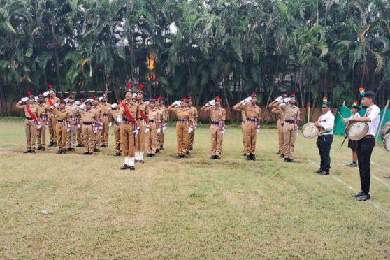 Silver Point School organised a cultural programme to pay  tribute to the brave martyrs and remember the sacrifices of the freedom fighters, who fought hard with great patriotic spirit to get their motherland free from the British regime