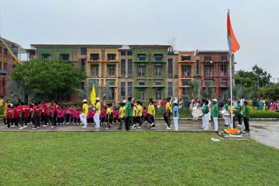 Speeches by students and teachers emphasized the importance of independence and the responsibilities that come with it. The event fostered a sense of unity and pride among everyone present. The celebration concluded with the distribution of sweets, leaving a deep sense of patriotism and joy in the hearts of all.