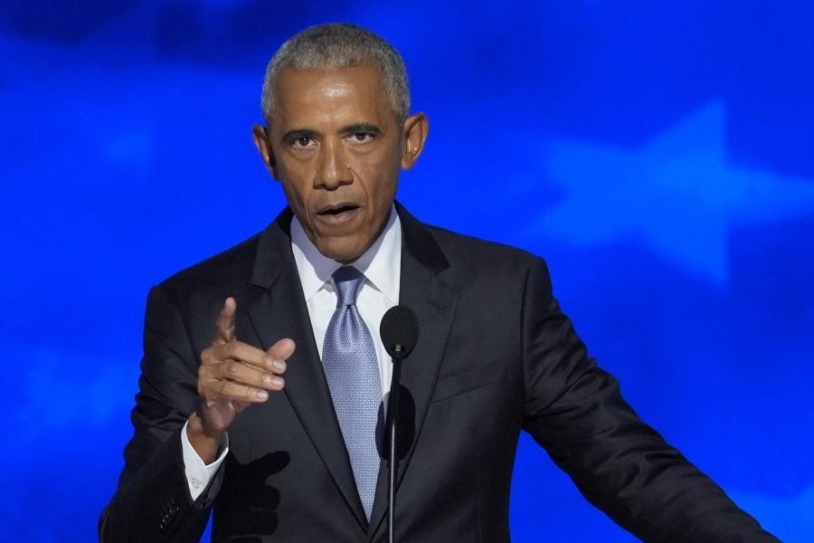 Democratic National Convention Barack Obama urges America to vote for