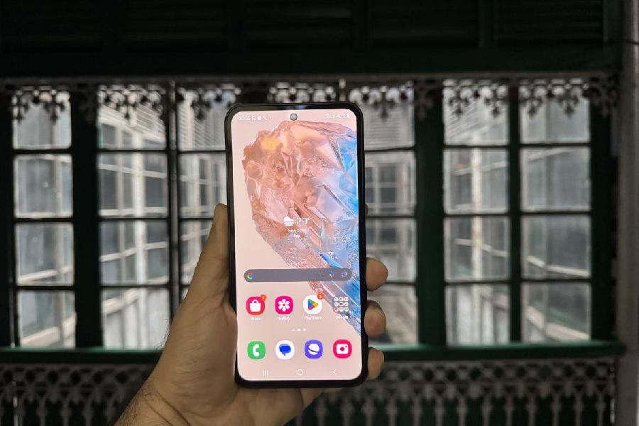 Galaxy M35 5G comes with Gorilla Glass Victus+ protection on the display.