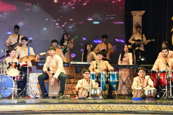 A soulful musical performance by DPS Ranchi’s vocalists and instrumentalists captured the audience's attention.