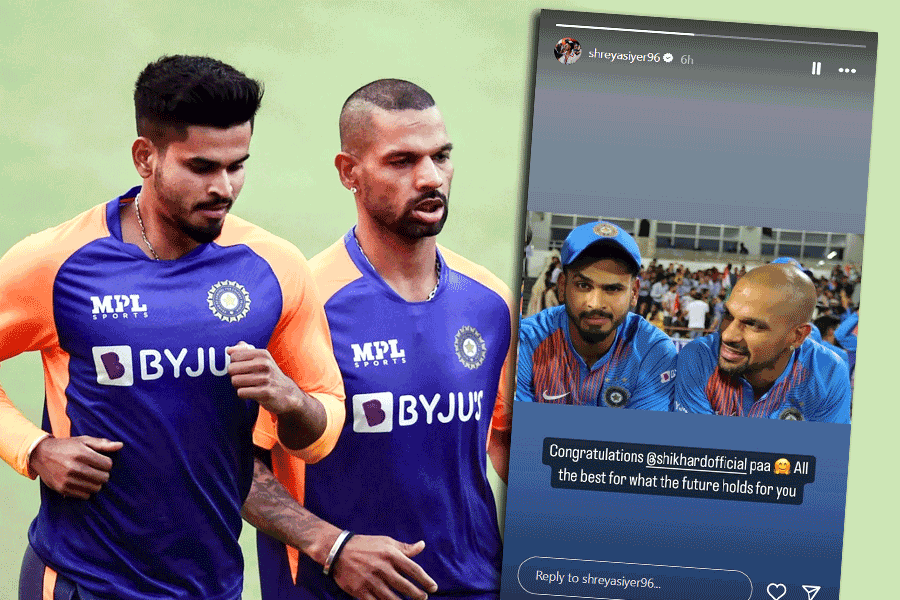 Shikhar Dhawan and Shreyas Iyer