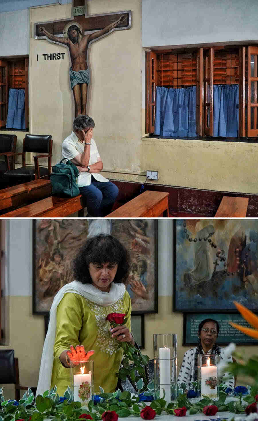 People from all walks of life started trickling into Mother House from dawn on Monday to pay respect to Mother Teresa on her 114th birth anniversary