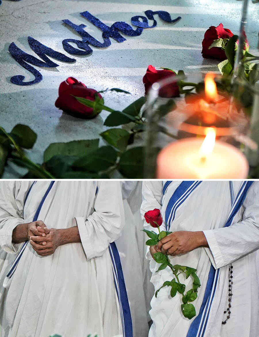 Red roses went a long way in expressing people’s deep love and respect for Mother, even after almost three decades of her demise