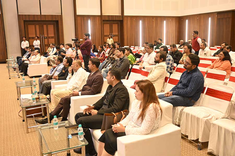 The audience at the masterclass session at Biswa Bangla Convention Centre, New Town
