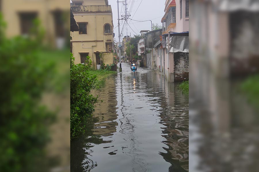 Pratima Ghor Road on August 24