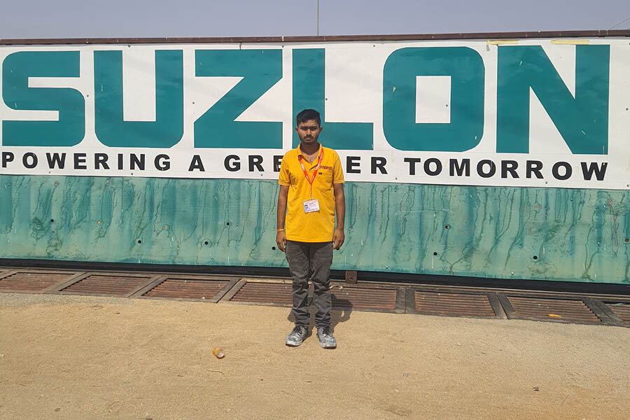 Having completed a four-month electrical training course from SEDI Farakka, Amit Das is now earning around Rs 23,000 per month at Suzlon Energy