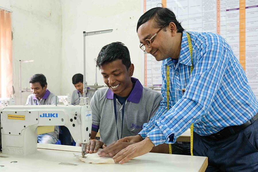 Sewing course training at SEDI