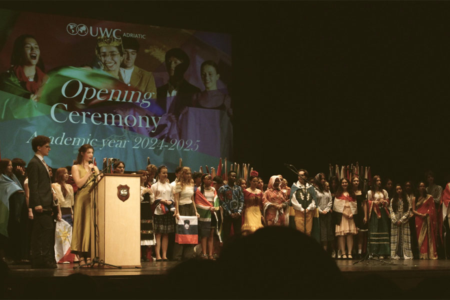 The opening ceremony of the new academic session at UWC Adriatic